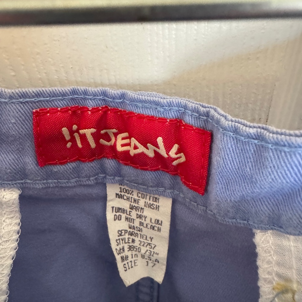 It Jeans light purple pants Sz 17 tall  36" inseam - Picture 2 of 3